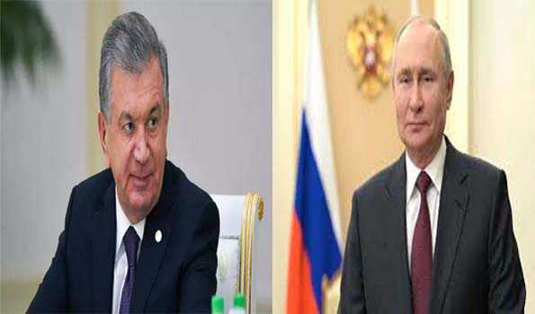 मिर्जियोयेव ने पुतिन को दोबारा राष्ट्रपति चुने जाने पर दी बधाई